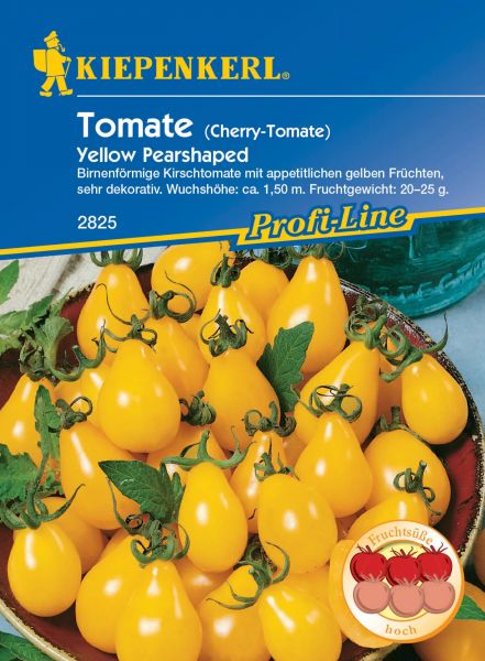 Kiepenkerl Tomate (Cherry-Tomate) Yellow Pearshaped