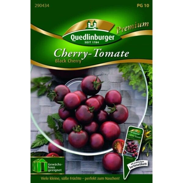 Quedlinburger Saatgut Tomate Cherry- Black Cherry Samen - 290434