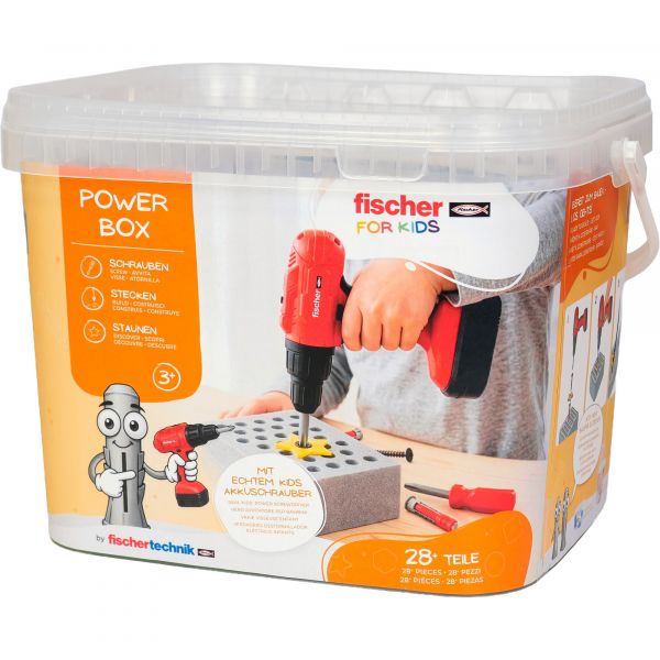 fischer for kids - Power Box, Konstruktionsspielzeug, 28 tlg.