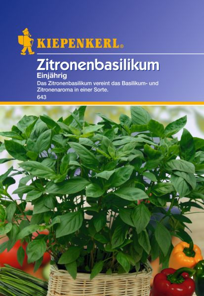 Kiepenkerl Zitronenbasilikum Einjährig
