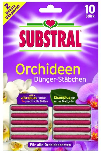Substral Dünger - Stäbchen für Orchideen, 10 Stck.