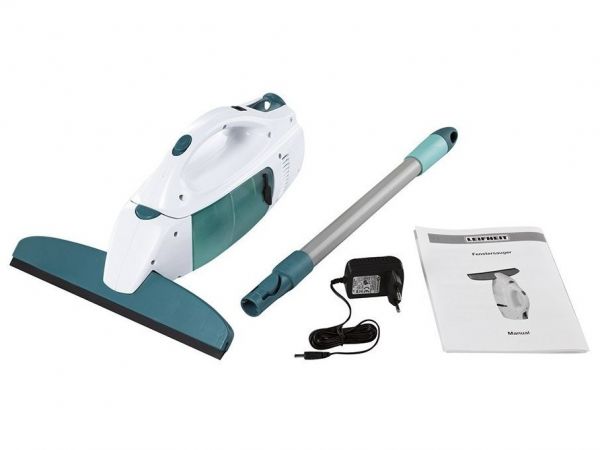 Leifheit Fenstersauger mit Stiel Dry & Clean