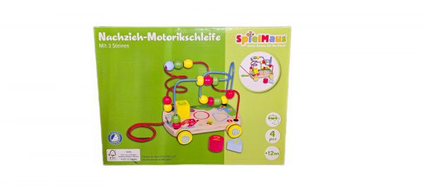 Spielmaus - Nachzieh - Motorikschleife, 4 tlg.