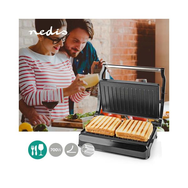 Nedis GmbH Kontakt Grill | 700 W | Elektrogrill