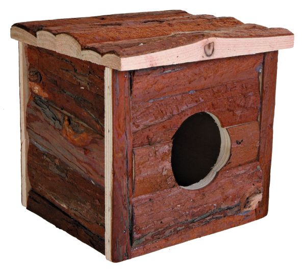 Trixie Blockhaus "Jerrik" für Kleintiere, 15 x 14 x 15 cm