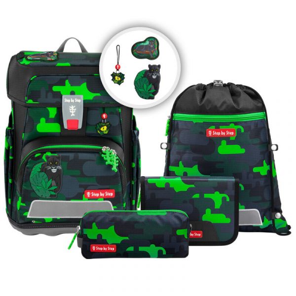 CLOUD Schulranzen-Set "Black Cat Chiko" 5-tlg.