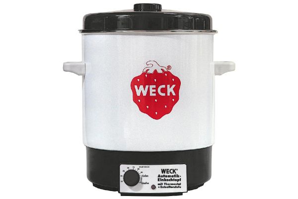 Weck Einkochautomat 29 l, Ø 35 cm, weiß emailliert ohne Uhr