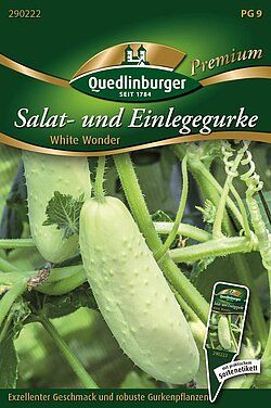 Quedlinburger Saatgut Salat- und Einlegegurke White Wonder Samen - 290222