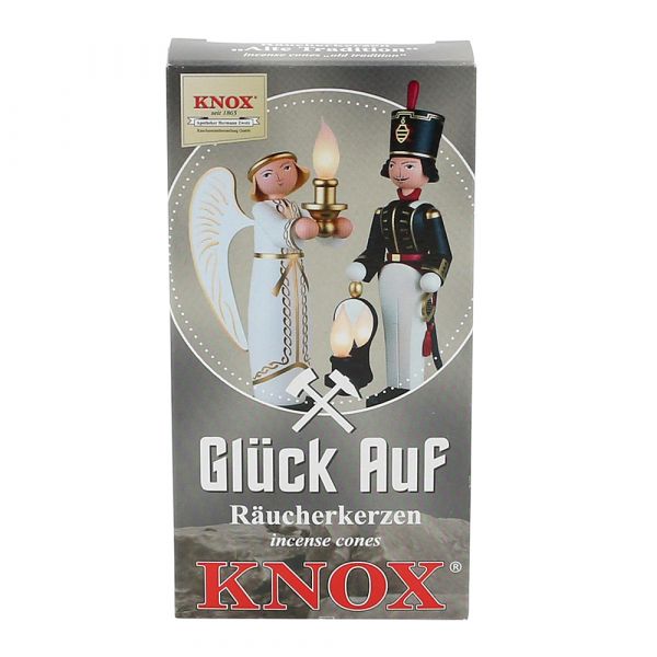 KNOX-Räucherkerzen "Glück-Auf" mit einem Hauch von Süßholzwurzel