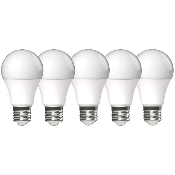 LED´s Light basic Classic A60, E27, 8,5W, 806lm, 2700K, Opal - 5er Pack