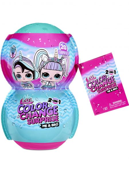 L.O.L. Color Change Surprise 2 in 1, me and my doll