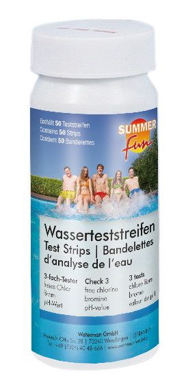 Summer Fun Wasserteststreifen, 50 Stück