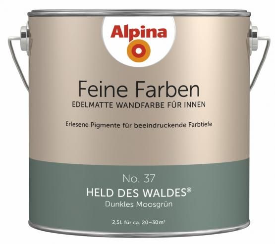Alpina Feine Farben No. 37 „HELD DES WALDES“ - Dunkles Moosgrün