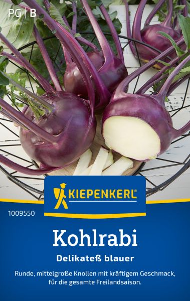 Kiepenkerl Kohlrabisamen Delikateß blauer