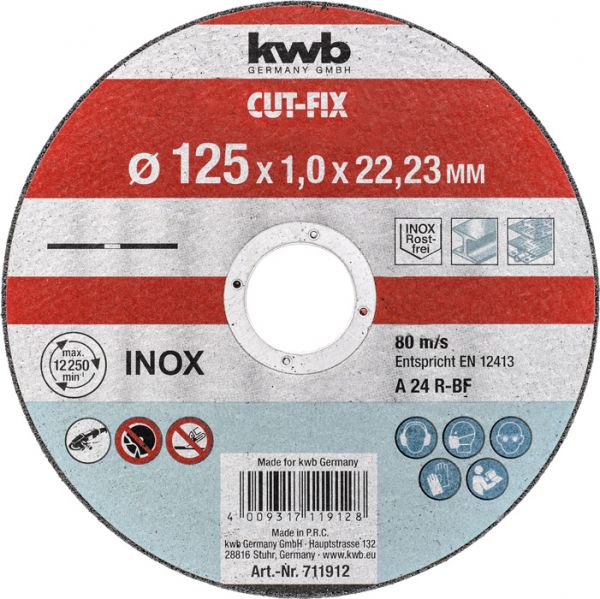 CUT FIX Trennscheibe Metall 125 x 1 mm