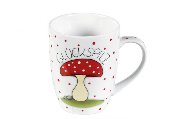 Kaffeebecher "Glückspilz"