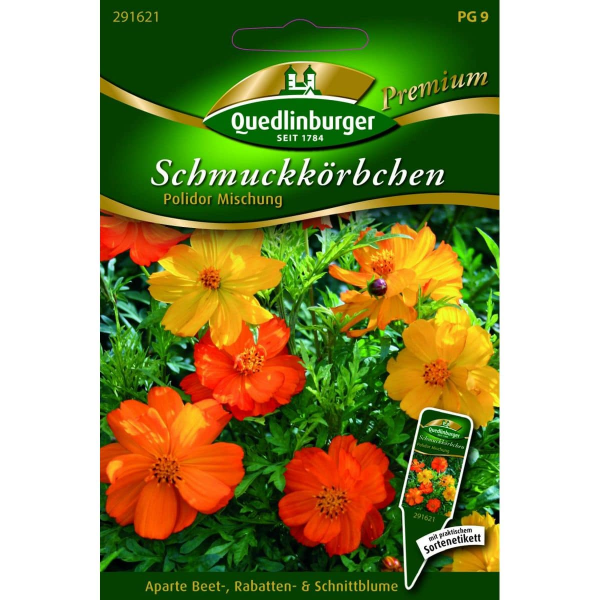 Quedlinburger Saatgut Schmuckkörbchen Polidor Mischung - 291621