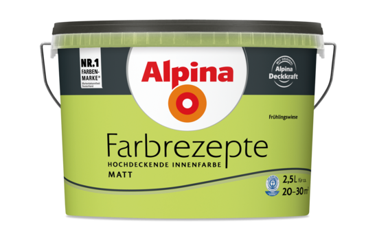 Alpina Farbrezepte "Frühlingswiese"