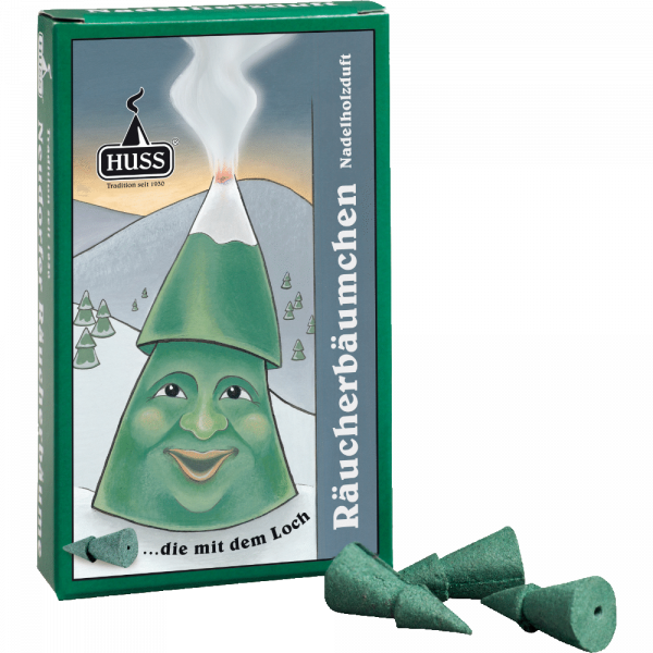 Huss Neudorfer Räucherbäumchen mit Loch "Nadelholzduft"