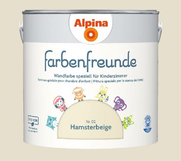 Alpina Farbenfreunde Nr. 02 Hamsterbeige, 2,5 L