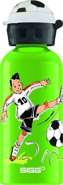 Trinkflasche "Footballcamp" grün, 0,4 l