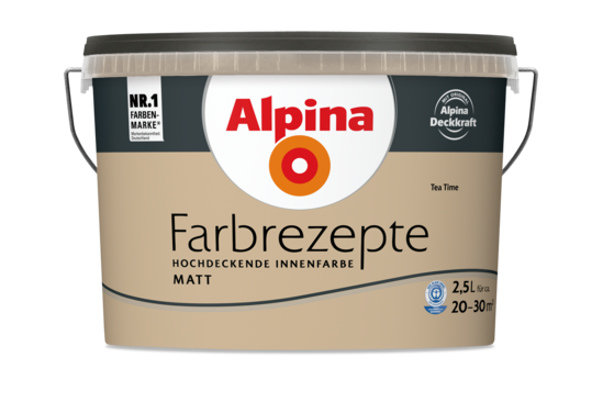 Alpina Farbrezepte "Tea Time"