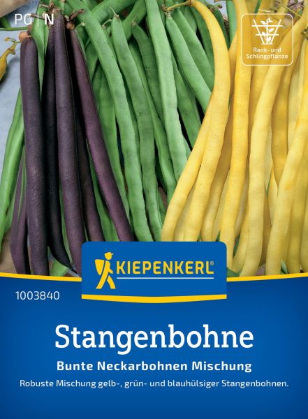 Kiepenkerl Stangenbohnensamen Bunte Neckarbohnen Mischung