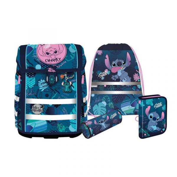 McNeill Ergo Perfecto DISNEY - "STITCH", Schulranzen, 5tlg.