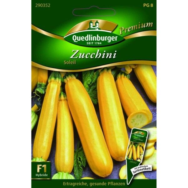 Quedlinburger Saatgut Zucchini Soleil Samen - 290352