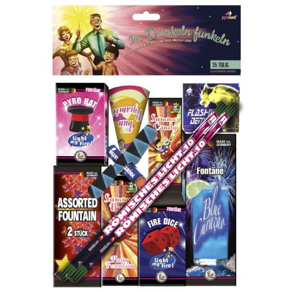 Im Dunkeln Funkeln Leuchtsortiment, 35-tlg.