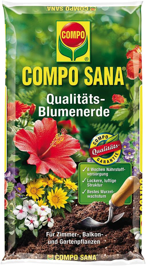 Compo, Erden COMPO SANA, Blumenerde, 10 l | Lorenz Baumarkt