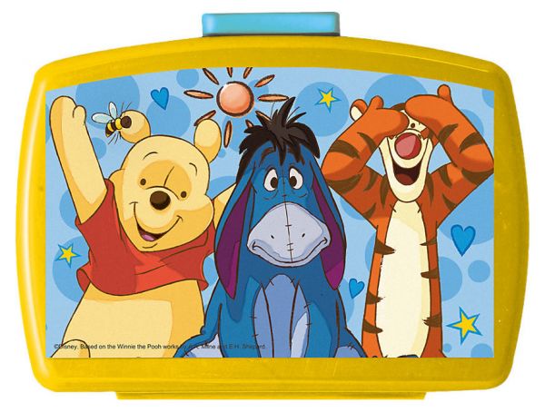 Brotdose Kinderserie "Winnie the Pooh" mit Einsatz