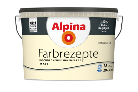 Alpina Farbrezepte "Ein Hauch von Gelb"