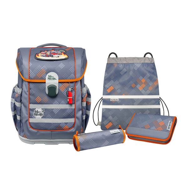 McNeill ERGO COMPLETE Fire Schulranzen, 5tlg.