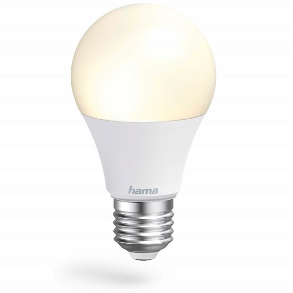 Hama WiFi-LED-Lampe, E27, 10W, Weiß, dimmbar