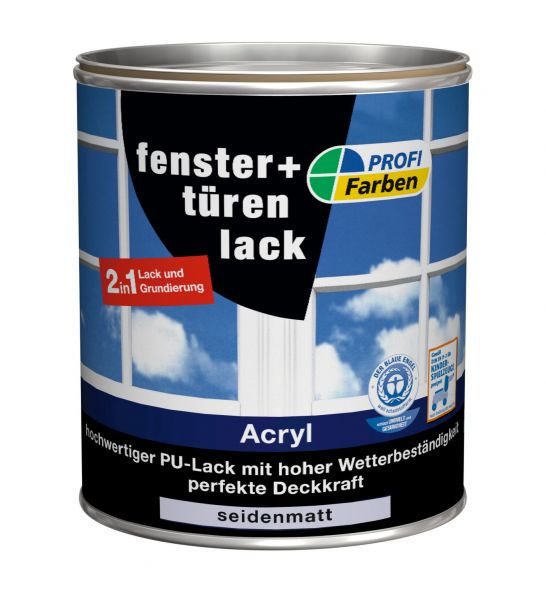 PROFI Acryl PremiumPlus Fenster- & Türenlack seidenmatt