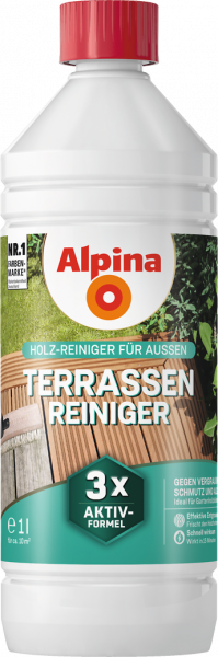 Alpina Terrassenreiniger Holz-Reiniger für Außen, 1 L