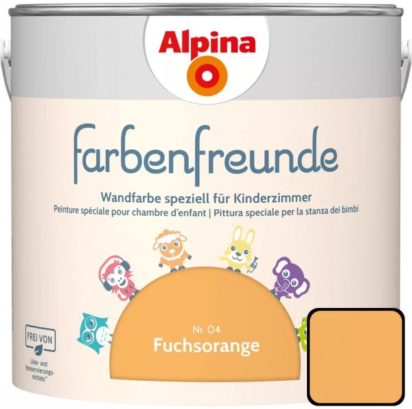 Alpina Farbenfreunde Nr. 04 Fuchsorange, 2,5L