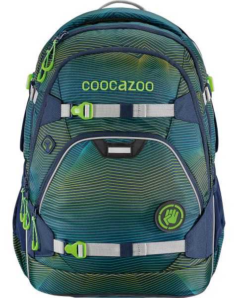 Coocazoo Schulrucksack Scale Rale Soniclights Green