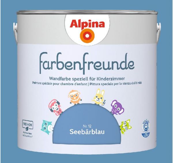 Alpina Farbenfreunde Nr. 12 Seebärblau, 2,5 L