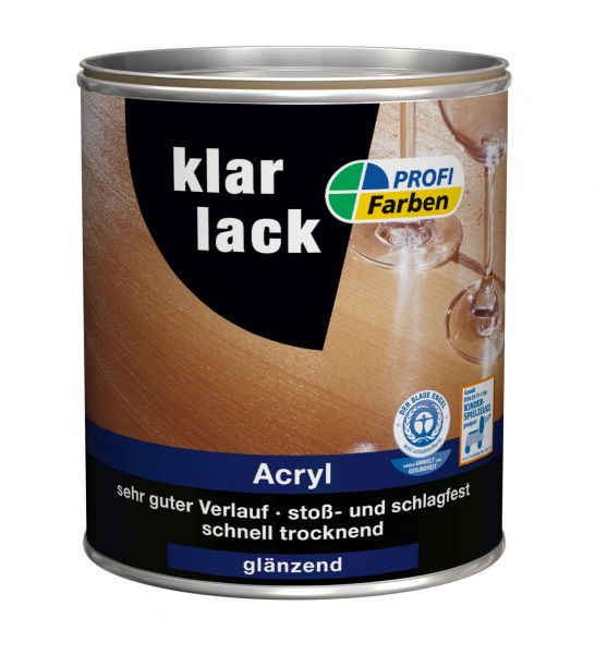 PROFI Acryl Klarlack, glänzend
