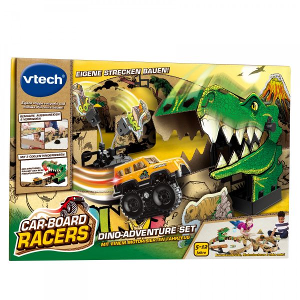 VTech Car - Board Racers, Dino Adventure Set