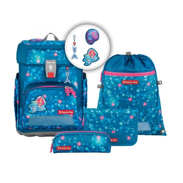 CLOUD Schulranzen-Set "Mermaid Lola" 5-tlg.