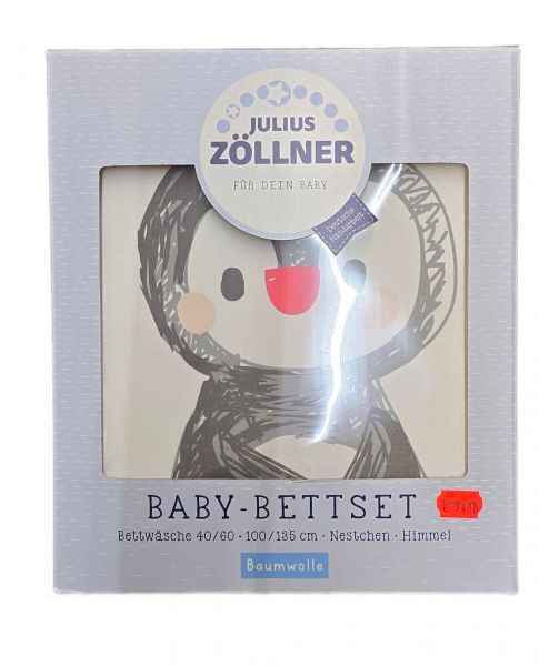 Zöllner Bett - Set mit Himmel, Pinguin