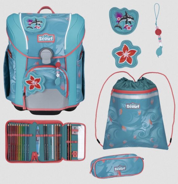 SCOUT MICRO SAFETY LIGHT Set 4tlg. - "Aloha"