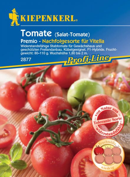 Tomate (Salat-Tomate) Premio - Nachfolgesorte für Vitella