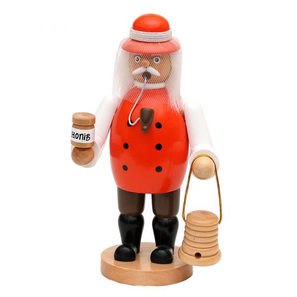 SIGRO Holz Räuchermann "Imker", orange