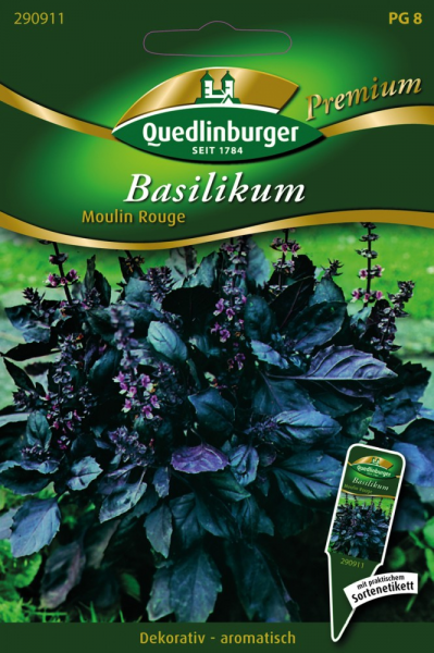 Quedlinburger Saatgut Basilikum Moulin Rouge - 290911