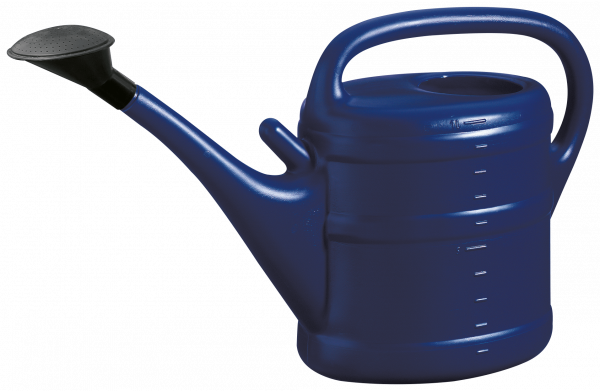 Geli Gartengießkanne mit Aufsteckvorrichtung, 10 L, blau