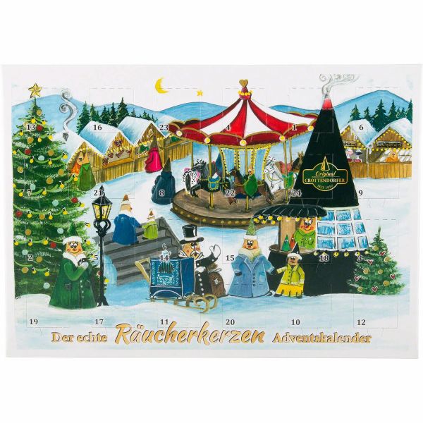 Crottendorfer Räucherkerzen Adventskalender A4 quer